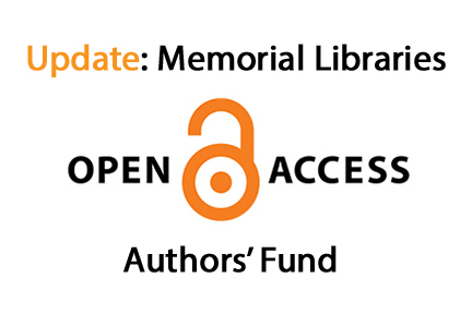 Update regarding Open Access Authors' Fund