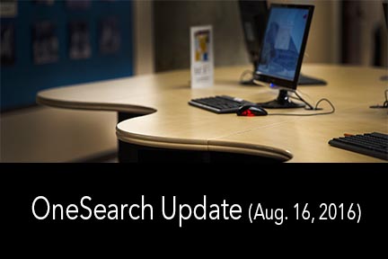 OneSearch Issues Aug 16